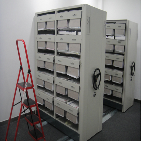 Mobile Compactor for Hanging Files